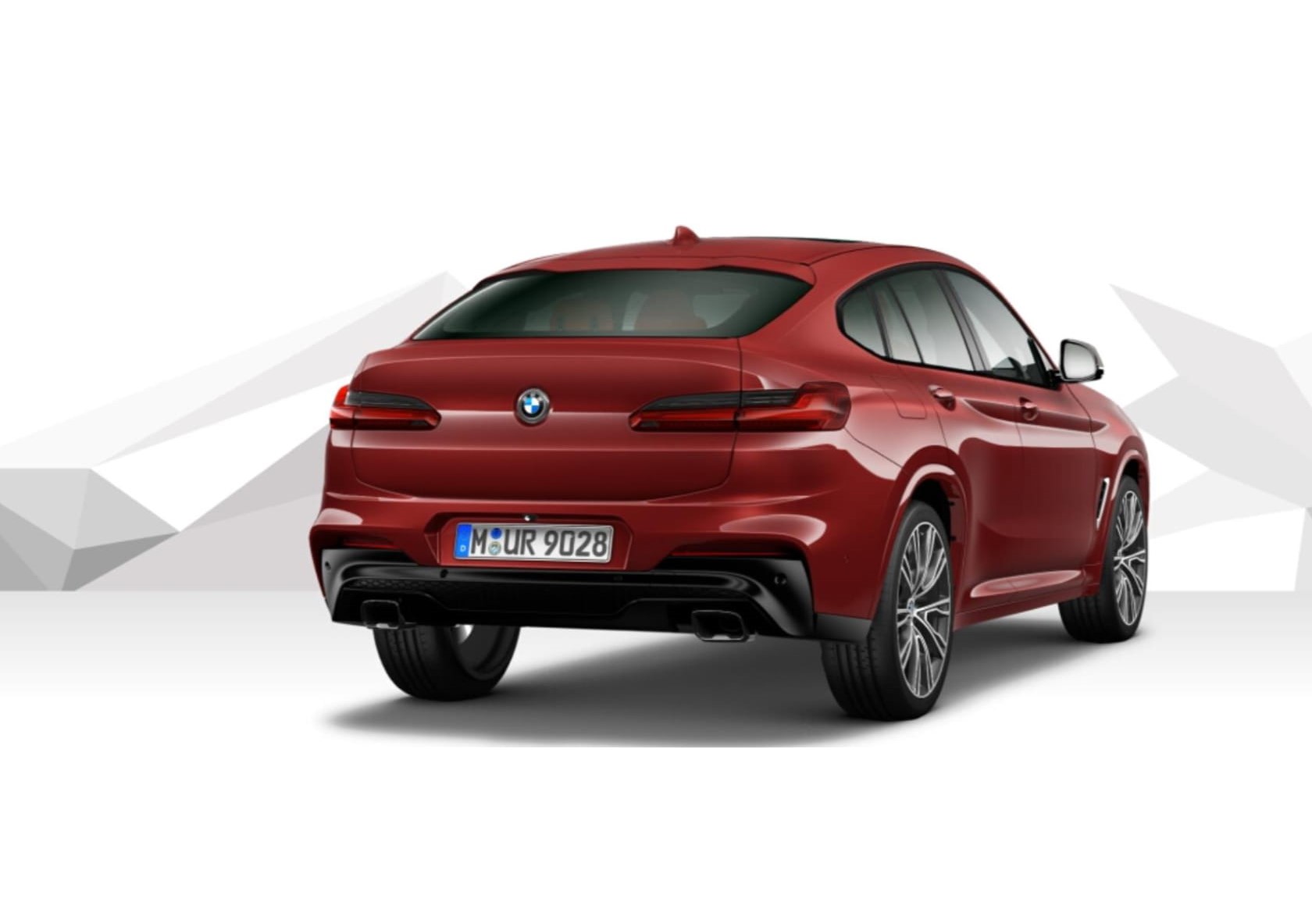 BMW X4 M40d - červená metalíza, nákup online, nové auto ve výrobě, sleva